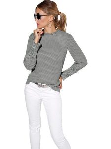 WITT WEIDEN Bluzka w kolorze szarym rozmiar: 40. Szare bluzki WITT WEIDEN, bez wzorów, bez kołnierzyka, bez ramiączek. Za 43,99 zł.