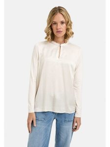 Milano Italy Bluzka w kolorze kremowym rozmiar: XXL. Brązowe bluzki Milano Italy, xxl, bez wzorów, z wiskozy, bez kołnierzyka, bez ramiączek. Za 126,99 zł.