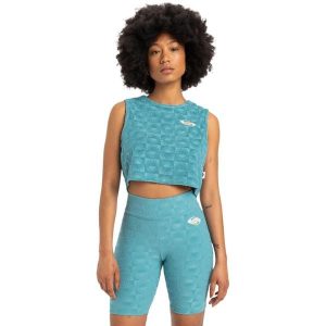 Szorty z elastyczną talią dla Kobiety TROPIC DAY CYCLIST Niebieski. Niebieskie szorty Quiksilver, bez wzorów, z elastanu. Za 199,99 zł.