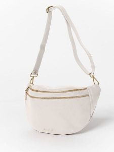 Anna Morellini Skórzana saszetka "Lorenza" w kolorze beżowym - 36 x 22,5 x 12 cm rozmiar: onesize. Brązowe nerki i saszetki Anna Morellini, bez wzorów, z materiału. Za 295,99 zł.