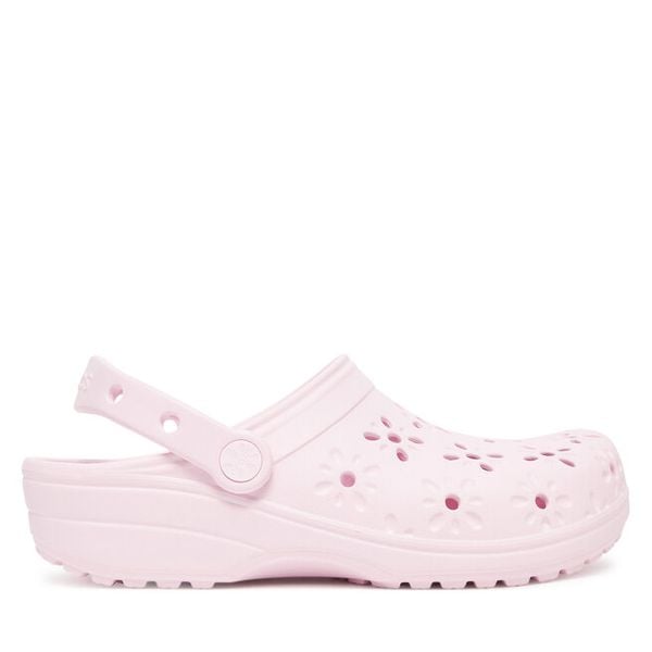 Klapki Crocs. Czerwone klapki Crocs, bez wzorów, bez obcasa. Za 159,99 zł.