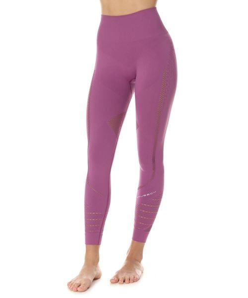 Legginsy damskie treningowe z długą nogawką Brubeck GYM. Czerwone legginsy Brubeck, bez wzorów, z dzianiny, z podwyższonym stanem, długie. Za 146,99 zł.