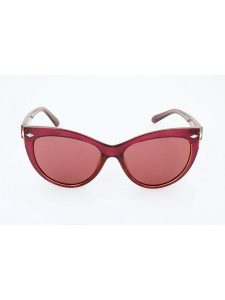 Swarovski Damskie okulary przeciwsłoneczne w kolorze fioletowo-czerwono-żółtym rozmiar: 55. Czerwone okulary przeciwsłoneczne Swarovski. Za 224,95 zł.