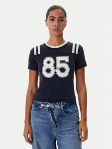 Tommy Jeans T-Shirt DW0DW22760 Granatowy. Niebieskie t-shirty Tommy Jeans, l, bez wzorów, z bawełny, bez kołnierzyka, bez ramiączek. Za 189,99 zł.