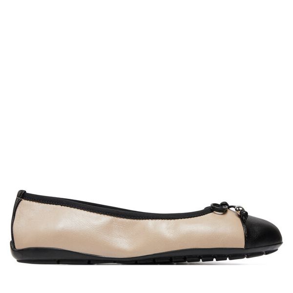 Baleriny Caprice. Brązowe balerinki Caprice, bez wzorów, bez obcasa, bez zapięcia. Za 219,99 zł.