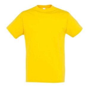 Koszulka Regent Dla Dorosłych Unisex. Żółte bluzki SOL'S, s, bez wzorów, sportowe, bez kołnierzyka, bez ramiączek. Za 33,99 zł.
