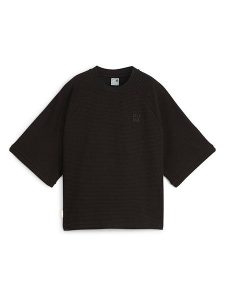 Puma Koszulka "Infuse" w kolorze czarnym rozmiar: L. Czarne bluzki Puma, l, bez wzorów, bez kołnierzyka, bez ramiączek. Za 100,52 zł.