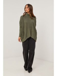 Soft Cashmere Golf w kolorze khaki rozmiar: 38/40. Brązowe golfy Soft Cashmere, bez wzorów, z kaszmiru. Za 177,95 zł.