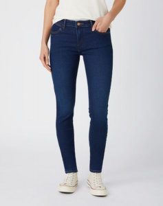 WRANGLER SKINNY DAMSKIE SPODNIE JEANSOWE DREAM BLUE 28 W28K47389 112141283. Niebieskie rurki Wrangler, z jeansu. Za 189,99 zł.