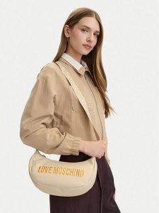 LOVE MOSCHINO Torebka JC4245PP0OKD0110 Biały. Białe listonoszki LOVE MOSCHINO, bez wzorów, ze skóry, bez dodatków. Za 598,99 zł.