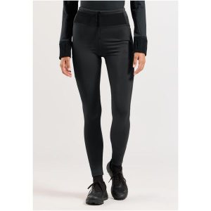 Legginsy Odlo Tights X-ALP CARGO WINTER. Czarne legginsy ODLO, bez wzorów, z elastanu. Za 379,25 zł.