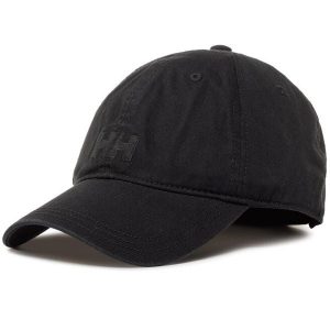 Czapka z daszkiem Helly Hansen. Czarne czapki Helly Hansen, bez wzorów. Za 69,99 zł.