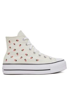 Converse Trampki Chuck Taylor All Star Lift A14934C Écru. Trampki Converse, bez wzorów, z materiału, bez zapięcia. Za 319,99 zł.
