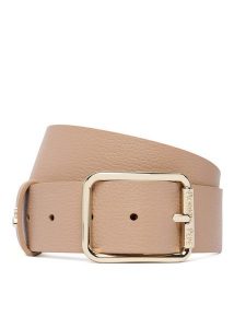 Patrizia Pepe Pasek Damski CW6409/L001-R874 Beżowy. Brązowe paski Patrizia Pepe, bez wzorów, ze skóry. Za 359,99 zł.