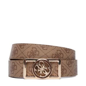 Pasek Guess. Brązowe paski Guess, z aplikacjami. Za 234,99 zł.