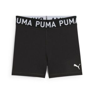 Damskie obcisłe szorty PUMA STRONG 3" PUMA. Czarne szorty Puma, bez wzorów, sportowe. Za 129,00 zł.