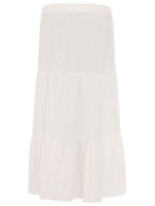 Zwillingsherz Muślinowa spódnica w kolorze białym rozmiar: S/M. Białe spódnice Zwillingsherz, m, bez wzorów, z bawełny, maxi. Za 104,99 zł.