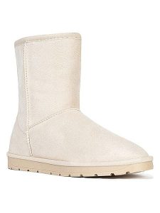 ISLAND BOOT Botki zimowe w kolorze beżowym rozmiar: 41. Brązowe botki Island Boot, na zimę, bez wzorów, z materiału, bez obcasa, bez zapięcia. Za 130,99 zł.