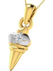 Vittoria Jewels Złota zawieszka z diamentem rozmiar: onesize. Żółte zawieszki Vittoria Jewels, z diamentem, srebrne. Za 208,99 zł.