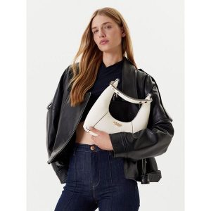 Torebka Guess. Białe torebki klasyczne Guess, z aplikacjami, bez dodatków. Za 274,99 zł.