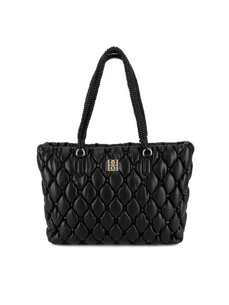 Badura Torebka BW-B212612 Czarny. Czarne torebki klasyczne Badura, bez wzorów, z materiału, bez dodatków. Za 299,99 zł.