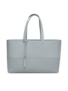 Calvin Klein Torebka Ck Mixmedia Shopper_Mono K60K613166 Szary. Szare shopper bag Calvin Klein, bez wzorów, ze skóry, bez dodatków. Za 419,99 zł.