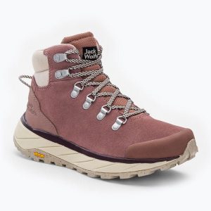 Buty damskie Jack Wolfskin Terraventure Urban Mid. Czerwone buty trekkingowe Jack Wolfskin, bez zapięcia. Za 379,99 zł.