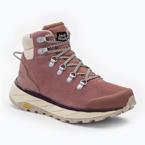 Buty damskie Jack Wolfskin Terraventure Urban Mid. Czerwone buty trekkingowe Jack Wolfskin, bez zapięcia. Za 379,99 zł.