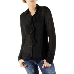 Koszula w kolorze czarnym. Koszule marki Sexy Woman. W wyprzedaży za 89,95 zł.