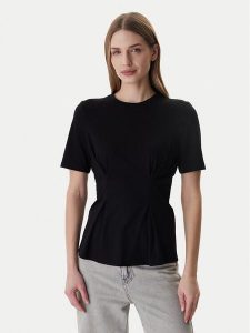 ONLY Top Elena 15368451 Czarny Slim Fit. Czarne topy ONLY, l, bez wzorów, z syntetyku, bez kołnierzyka, bez ramiączek. Za 89,99 zł.