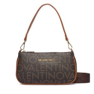 Torebka Valentino. Brązowe torebki klasyczne Valentino, bez wzorów, bez dodatków. Za 569,99 zł.