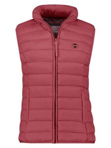 ANAPURNA Kamizelka pikowana "Vakitalana" w kolorze bordowym rozmiar: L. Czerwone kamizelki ANAPURNA, l, bez wzorów, bez kołnierzyka, bez ramiączek, bez kaptura. Za 113,99 zł.