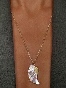 DI GIORGIO Pozłacany naszyjnik z elementem ozdobnym - dł. 55 cm rozmiar: onesize. Białe naszyjniki DI GIORGIO, z perłą, pozłacane. Za 429,95 zł.