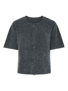 Pieces Kardigan "Pcjiko" w kolorze antracytowym rozmiar: XS. Czarne kardigany Pieces. Za 88,02 zł.