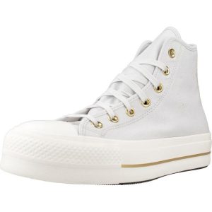 Tenisówki Converse Model Ctas Lift Hi Barely Kolor Szary. Niebieskie trampki Converse, bez wzorów, z tkaniny, bez zapięcia. Za 398,50 zł.