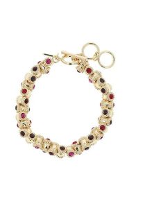 Otazu Pozłacana bransoletka z kryształami Swarovski rozmiar: onesize. Czerwone bransoletki Otazu, z kryształem, pozłacane. Za 104,99 zł.