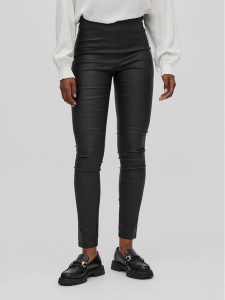 Vila Legginsy Commit 14079967 Czarny Slim Fit. Czarne legginsy Vila, bez wzorów, z wiskozy. Za 149,99 zł.