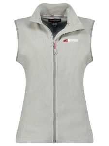 ANAPURNA Kamizelka polarowa "Vugana" w kolorze jasnoszarym rozmiar: XXL. Szare kamizelki ANAPURNA, xxl, bez wzorów, z polaru, bez kołnierzyka, bez ramiączek, bez kaptura. Za 43,57 zł.