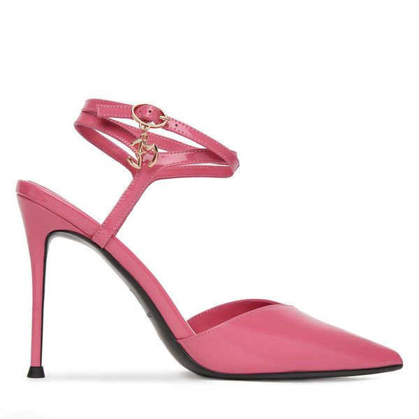 Szpilki Eva Minge. Czerwone szpilki Eva Minge, bez wzorów, bez obcasa. Za 459,99 zł.