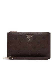 Guess Portfel Blake Slg SWPD22 22157 Brązowy. Brązowe portfele Guess, z aplikacjami, ze skóry. Za 294,99 zł.