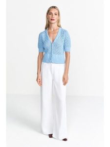 Rich & Royal Kardigan w kolorze błękitnym rozmiar: S. Niebieskie kardigany Rich & Royal. Za 276,05 zł.