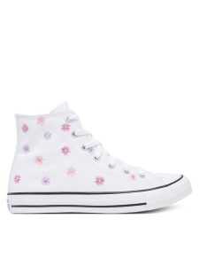 Converse Trampki Chuck Taylor All Star A11781C Biały. Białe trampki Converse, bez wzorów, z materiału, bez zapięcia. Za 234,99 zł.
