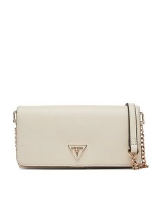 Guess Torebka Noelle II Mini HWZG96 72750 Écru. Torebki klasyczne Guess, z aplikacjami, ze skóry, bez dodatków. Za 319,99 zł.