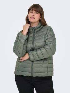 ONLY Kurtka pikowana w kolorze zielonym rozmiar: XL-54. Zielone kurtki ONLY, xl, bez wzorów, bez kaptura. Za 114,17 zł.