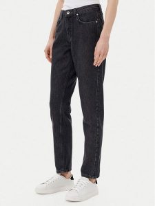 Karl Lagerfeld Jeans Jeansy A2W10138 Czarny Mom Fit. Czarne jeansy Karl Lagerfeld Jeans, bez wzorów, z bawełny. Za 239,99 zł.