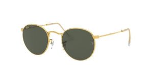 Okulary przeciwsłoneczne Ray-Ban Round Metal. Szare okulary przeciwsłoneczne Ray-Ban, okrągłe. Za 629,99 zł.