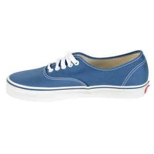 Vans Authentic, Niebieski. Niebieskie trampki Vans, bez wzorów, z materiału, bez zapięcia. Za 343,99 zł.