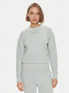 Calvin Klein Bluza Micro Logo K20K206630 Zielony Regular Fit. Zielone bluzy Calvin Klein, xxl, bez wzorów, z bawełny, bez kaptura. Za 359,99 zł.