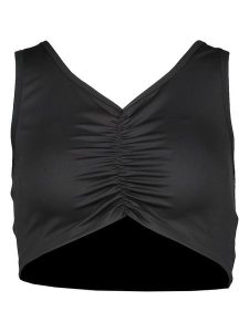 Reebok Top w kolorze czarnym rozmiar: L. Czarne topy Reebok, l, bez wzorów, bez kołnierzyka, bez ramiączek. Za 57,06 zł.