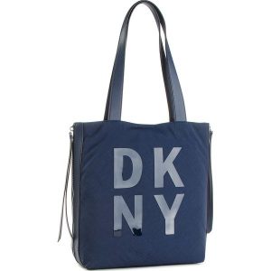 Torebka DKNY - Ave A-Lg Tote-Nylon R83AE671 Navy NVY. Niebieskie shopper bag marki DKNY, z materiału. W wyprzedaży za 429,00 zł.